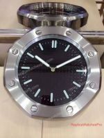 Replica Audemars Piguet Wall Clock for sale - Royal Oak SS Black
